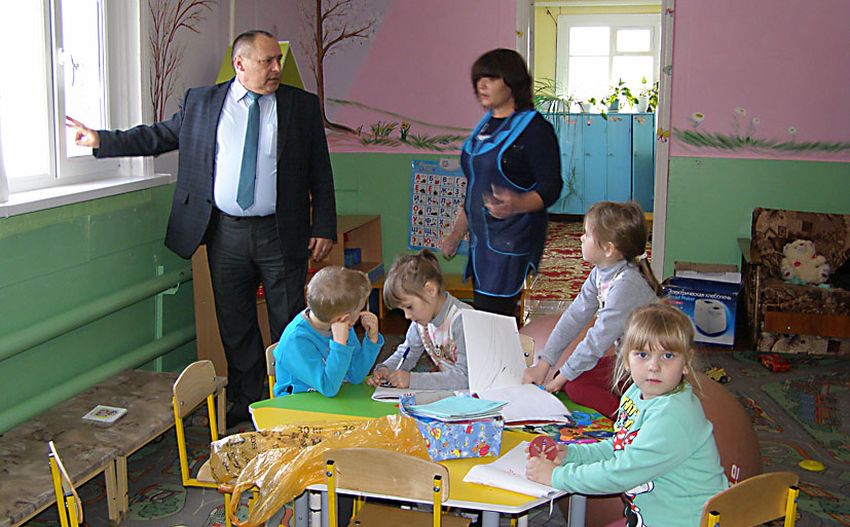 Рабочий визит в Крутовский
